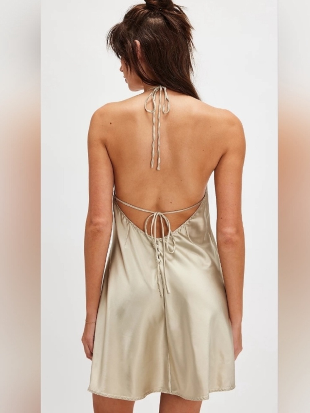 Free People Intimately Friday Fever Mini Slip tidal foam light green - Picture 2 of 6